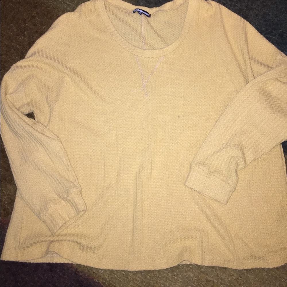 Casual chunky thermal tee